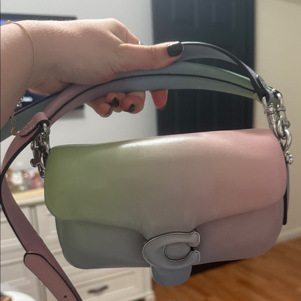 Coach Multicolor Pastel Shoulder Bag